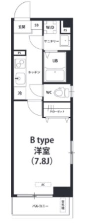 森下駅 徒歩1分 4階の物件間取画像